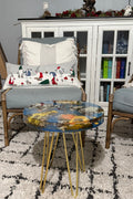 Hand crafted safari themed table